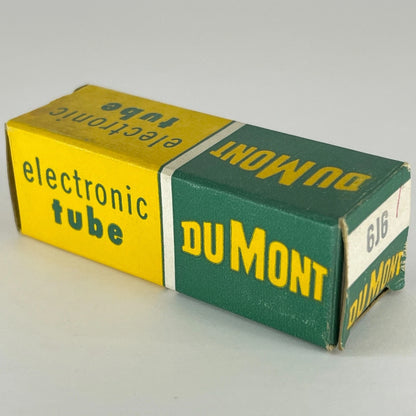 (1) Tested Strong Dumont 6J6 Tube with Box Date Code 57-43 Medium Mu Twin Triode