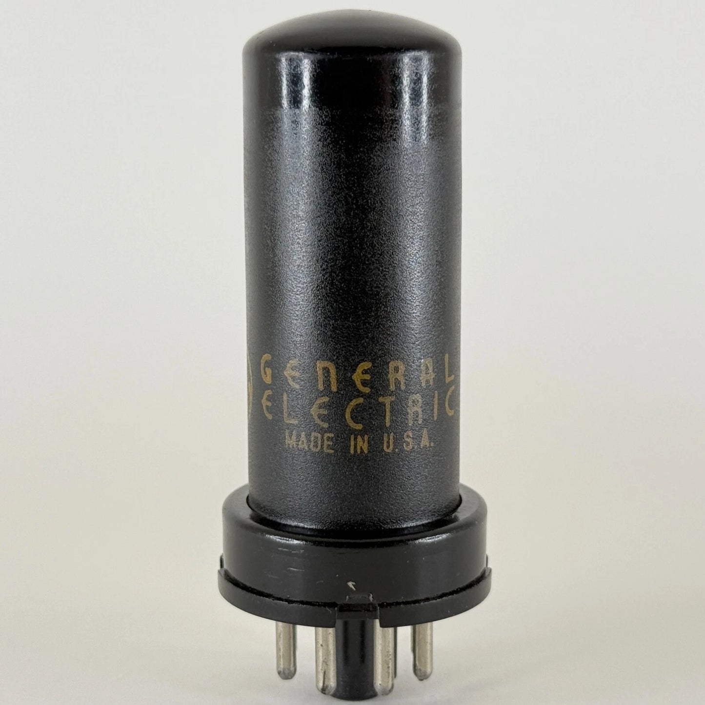 (1) Tested Balanced GE 6N7 Tube Date Code 43-F2 Medium Mu Twin Power Triode Tube