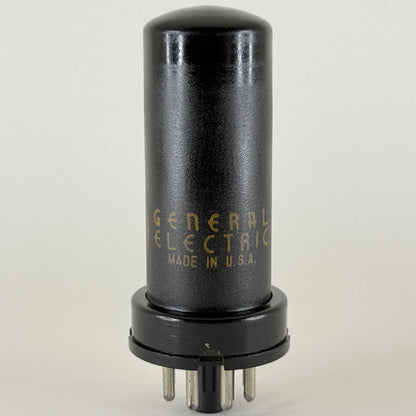(1) Tested Balanced GE 6N7 Tube Date Code 43-F2 Medium Mu Twin Power Triode Tube