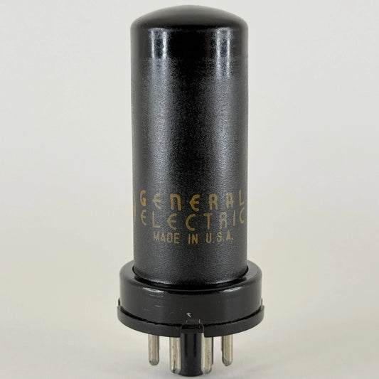 (1) Tested Balanced GE 6N7 Tube Date Code 43-F2 Medium Mu Twin Power Triode Tube