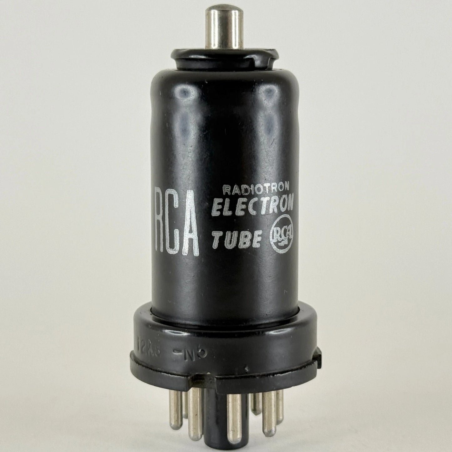 (1) Tested RCA 12K8 Tube Date Code 109 Black Metal Triode Hexode Converter Tube