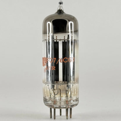 (1) Tested Balanced RCA 6FQ7/6CG7 Tube Gray Plates Code HR ANR 6FQ7 6CG7 Tube