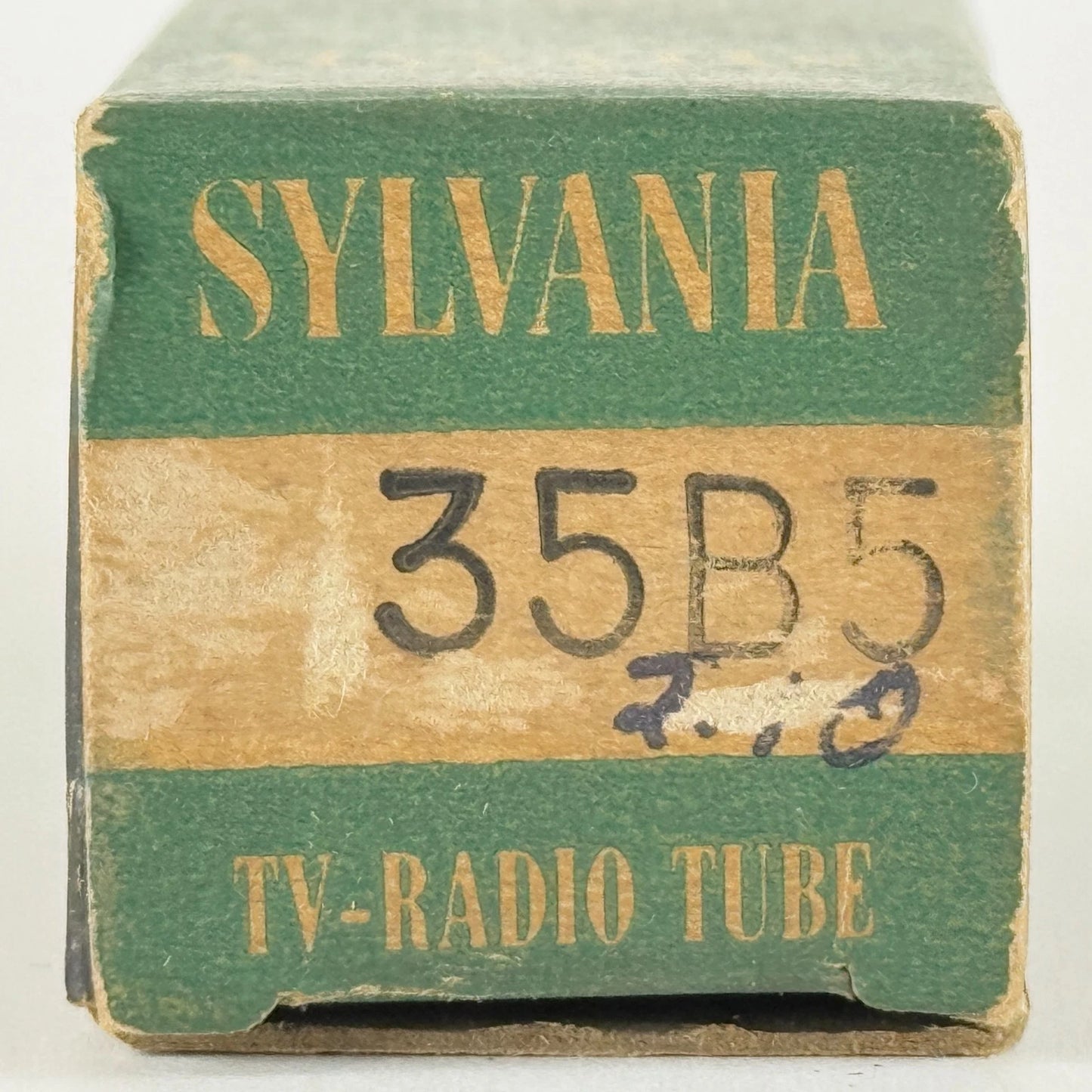 (1) Tested Sylvania 35B5 Tube with Box Date Code 426 Beam Power Output Tube