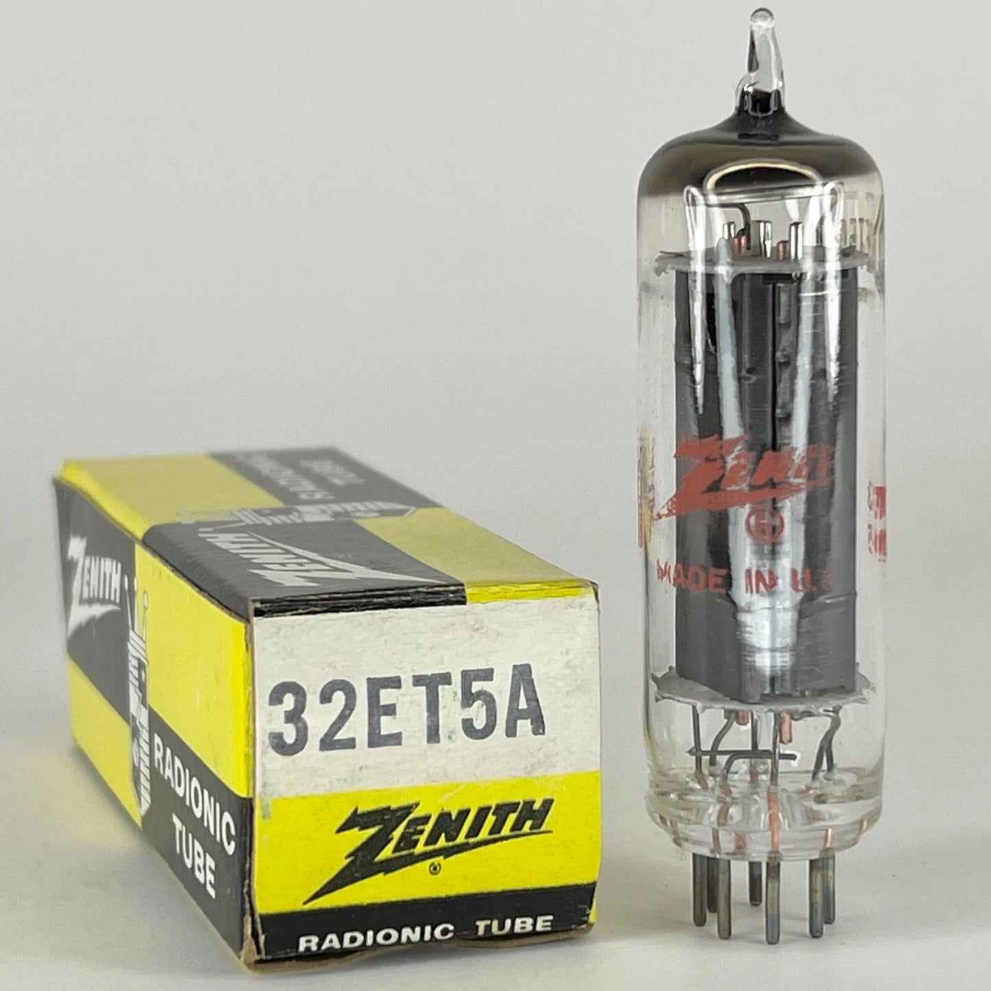 (1) Tested Zenith 32ET5A Tube with Box Date Code 70-13 32ET5 A Power Tube (a)