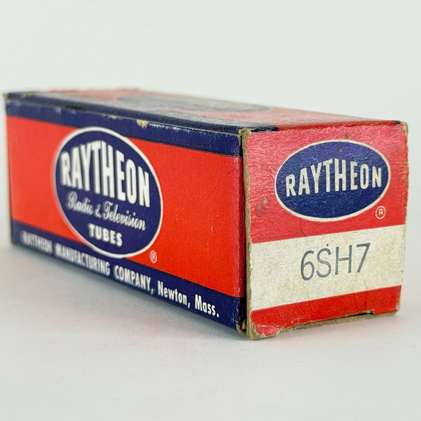 (1) Tested Raytheon 6SH7 Tube with Box Date Code 304 6SH7 Pentode Tube