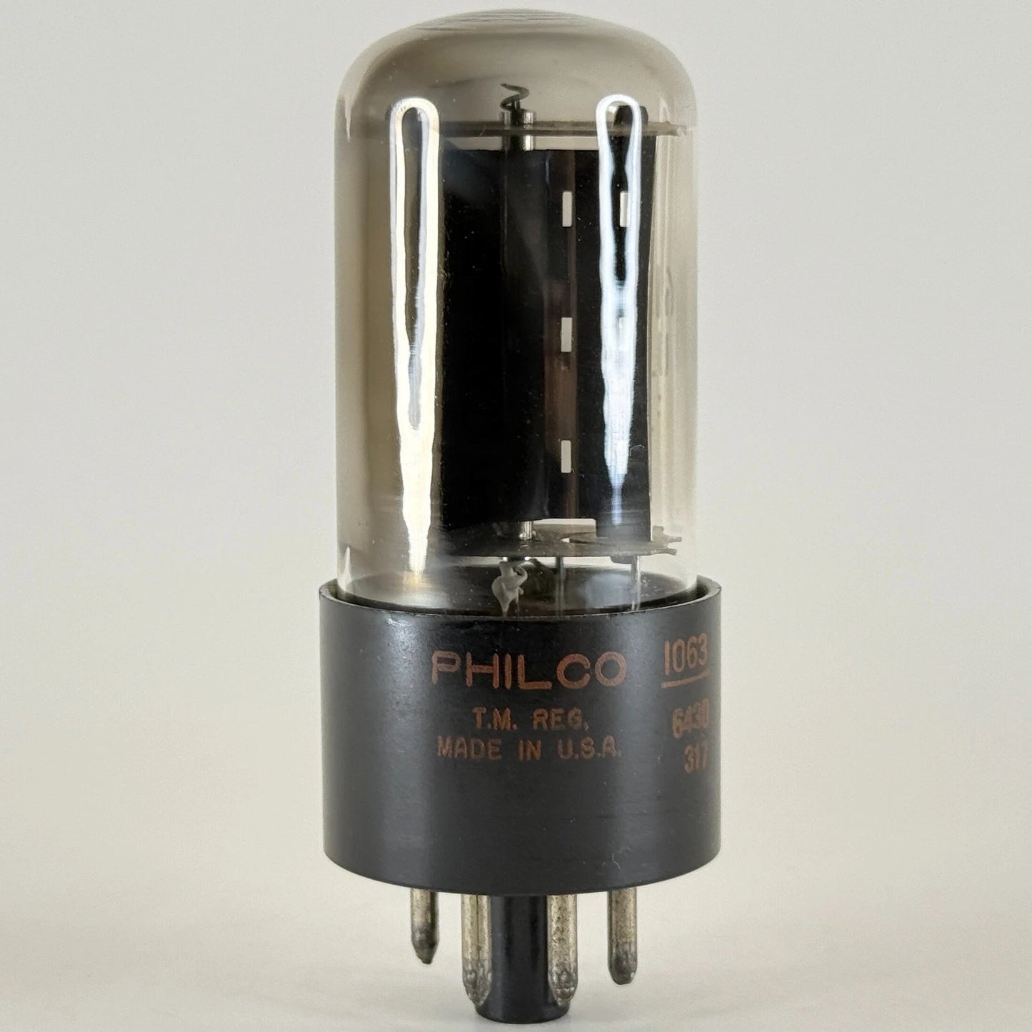 (1) Tested Very Strong Philco 6DA4 Tube Date Code 6430 Rectifier 6DA4 Tube