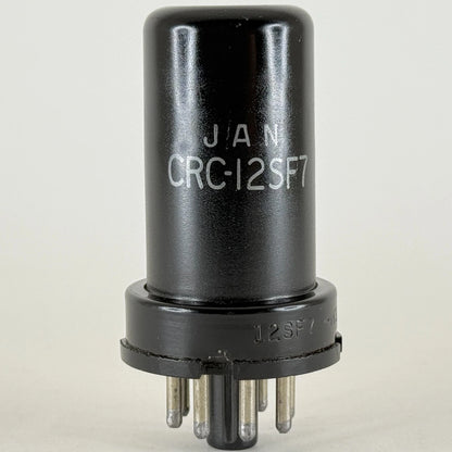 (1) Tested 1944 RCA JAN CRC 12SF7 Tube with Box Mil Spec Date Code H3E (b)