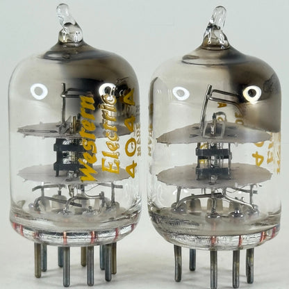 Tested Matched Pair 1960s Western Electric 404A Tubes 404 A Codes 6226 & 6326