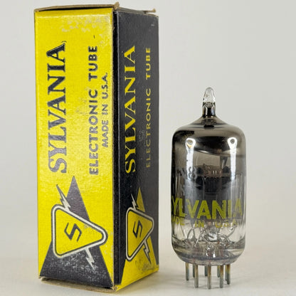 (1) Tested Sylvania 12JN8 Tube with Box Code YAA Triode Tube Pentode Tube (b)