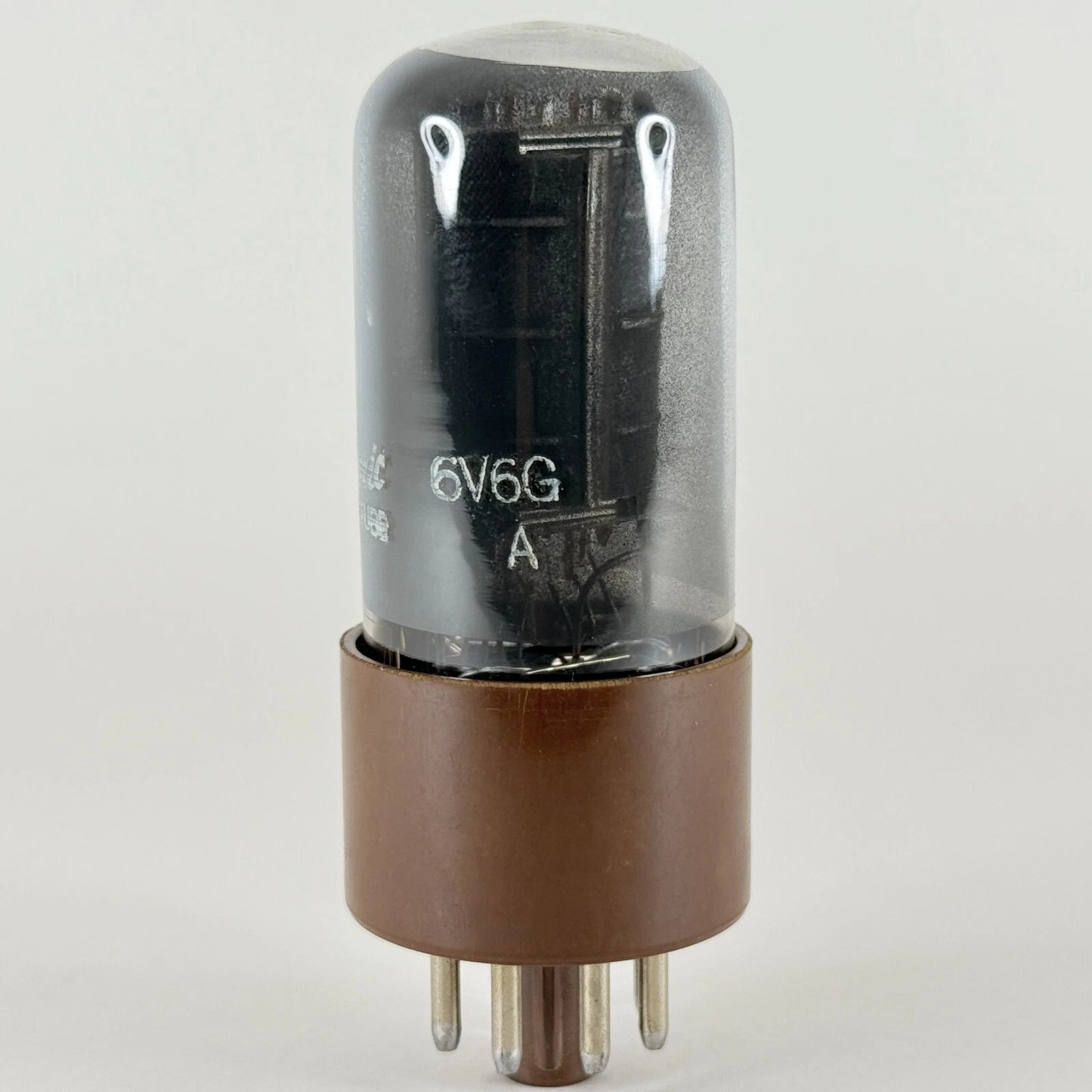 (1) Tested GE 6V6GT/A Tube Date Code FC Canada Brown Base 6V6 GT/A Beam Power