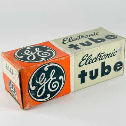 (1) Tested Strong GE 6SA7 Tube with Box Date Code 61-04 Pentagrid Converter Tube