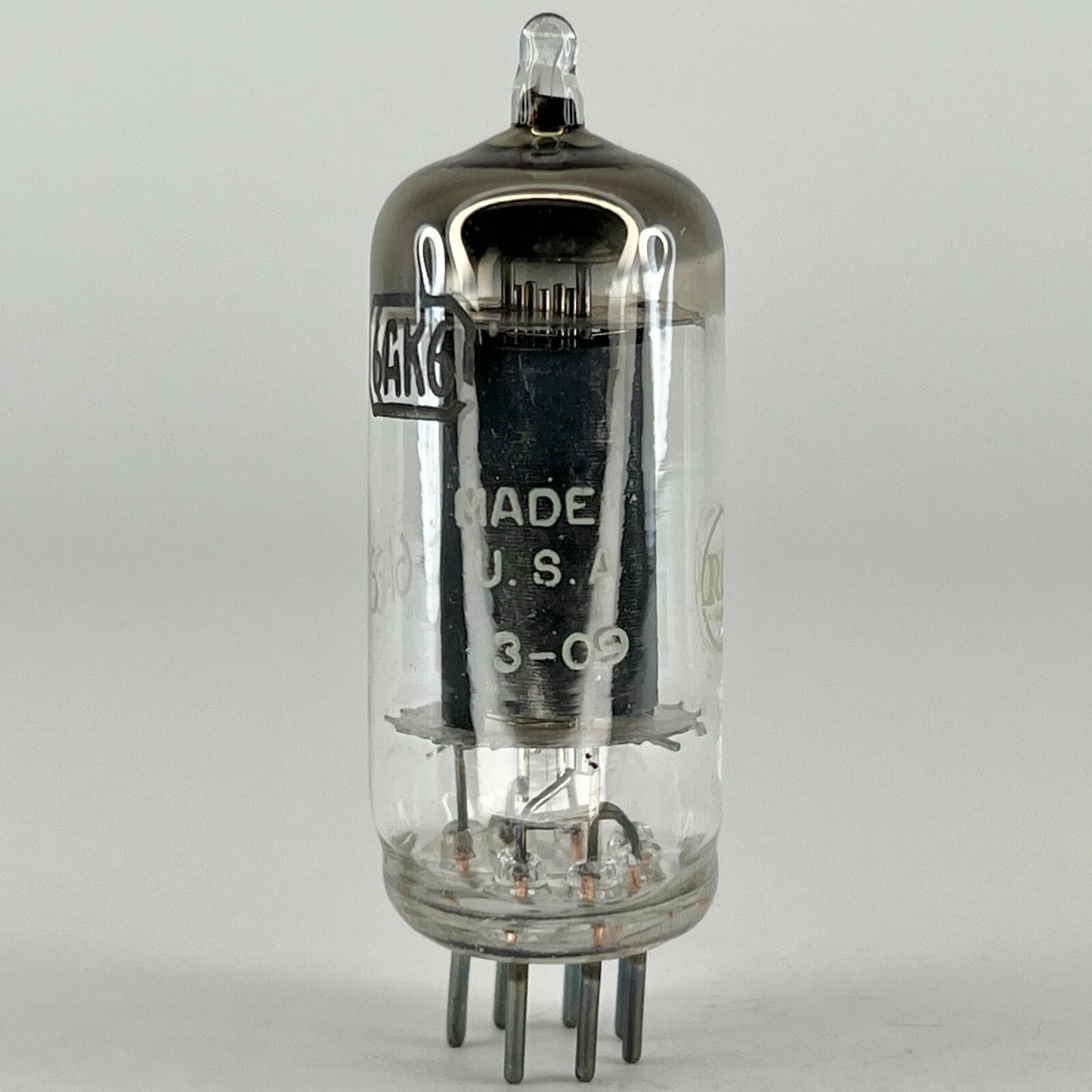 (1) Tested RCA JRC 6AK6 Tube Date Code 3-09 RCA 6AK6 Power Amplifier Pentode