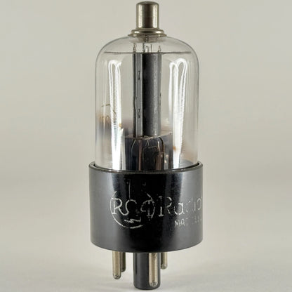 (1) Tested RCA 12F5GT Tube RCA Meatball Logo Black Plate 12F5 GT High Mu Triode