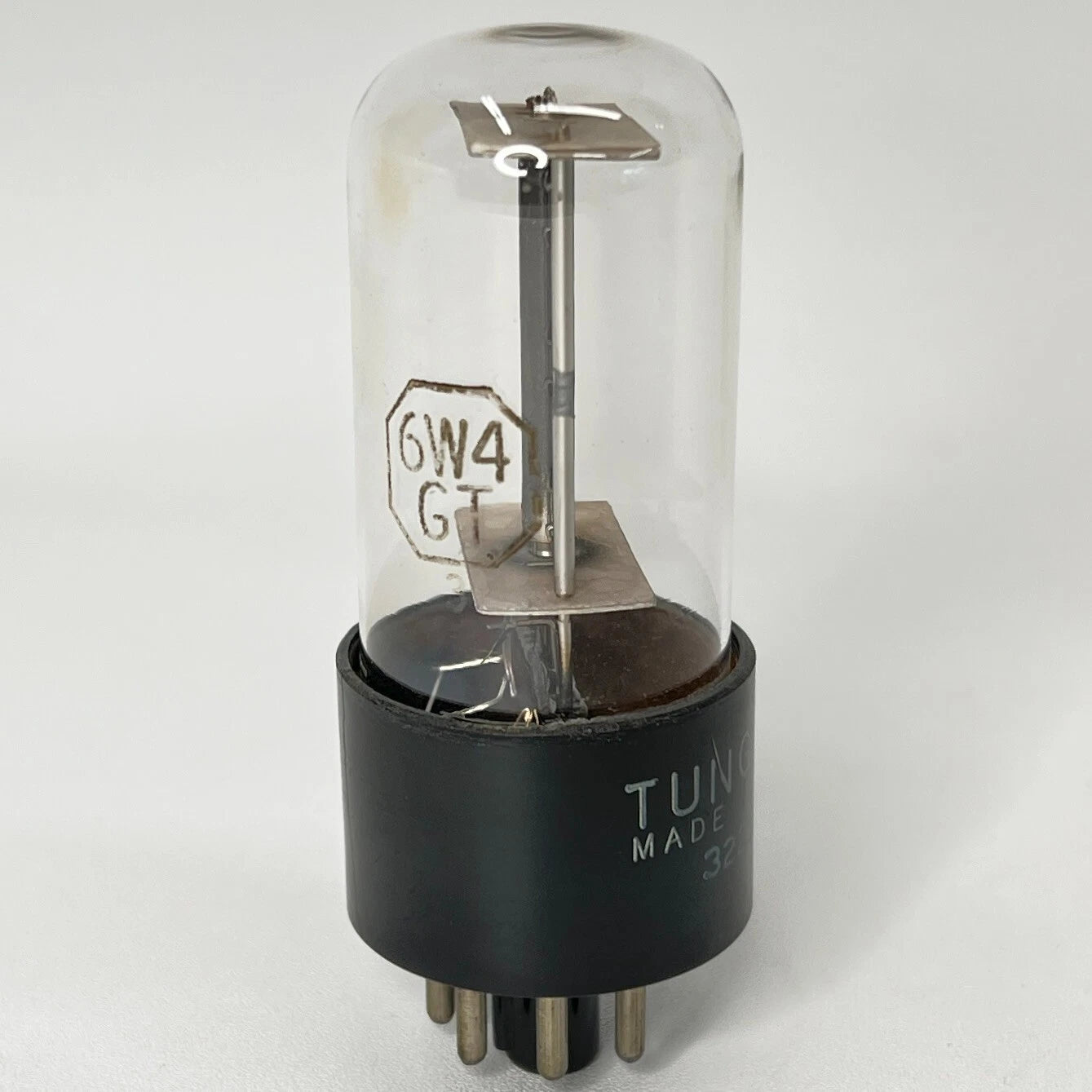 (1) Tested 1955 Tung-Sol 6W4GT Tube Date Code 528-3 6W4 GT Half Wave Rectifier