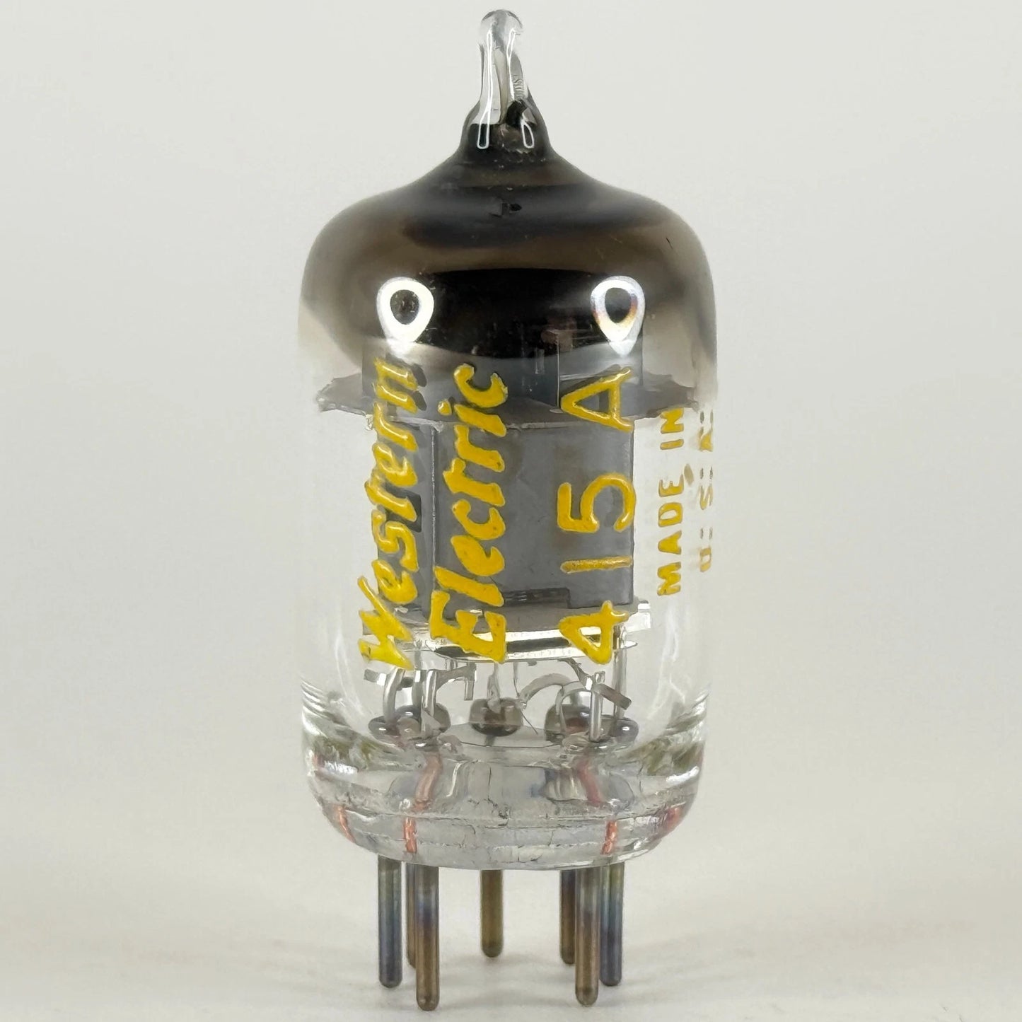 (1) Tested 1970 Western Electric 415A Tube Black Plates Square Getter Code 7026