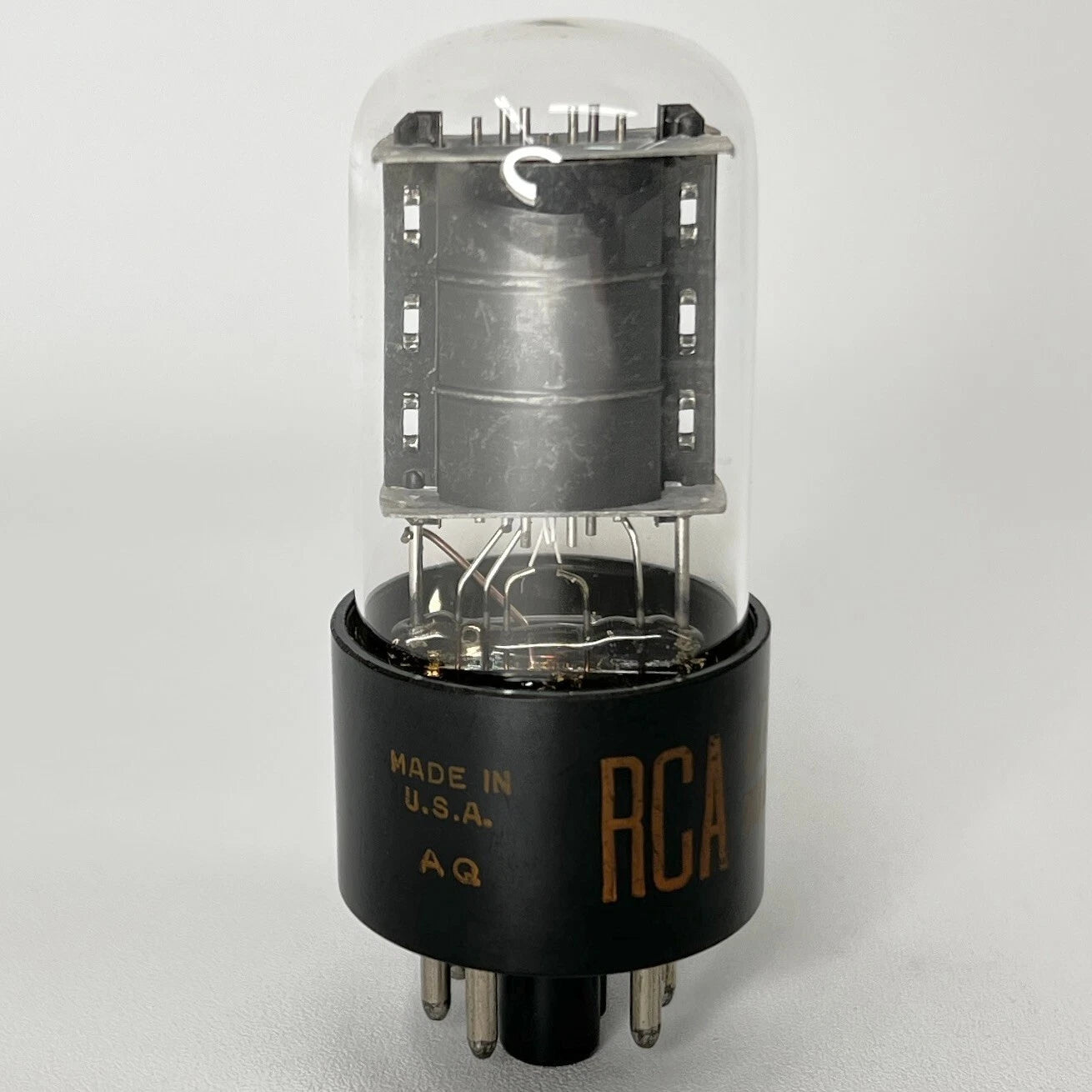(1) Tested RCA 6K6GT Tube Date Code AQ Power Pentode RCA 6K6 GT Vacuum Tube