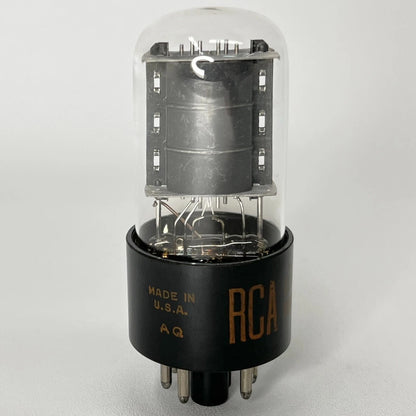 (1) Tested RCA 6K6GT Tube Date Code AQ Power Pentode RCA 6K6 GT Vacuum Tube
