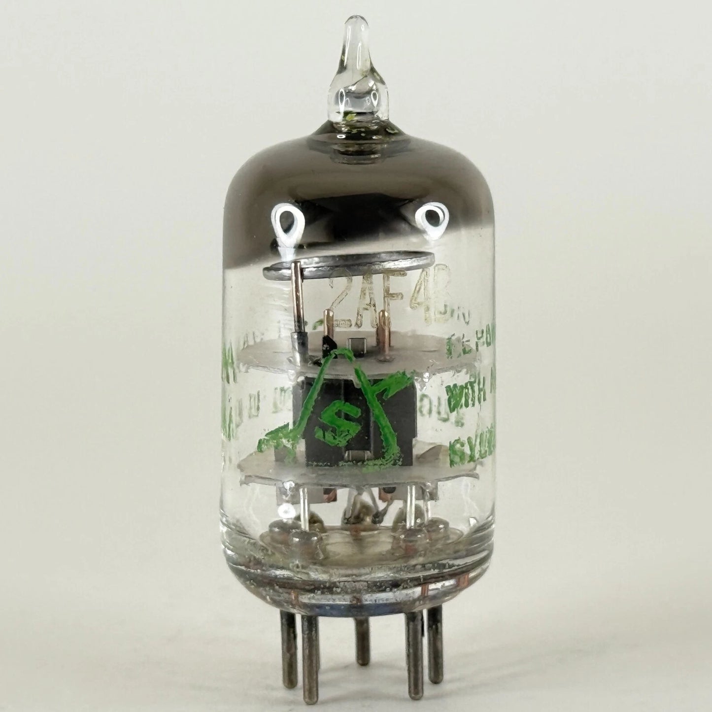 (1) Tested Sylvania 2AF4B Tube Date Code XY Medium Mu Triode Tube