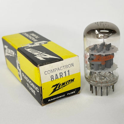 (1) Tested Zenith 8AR11 Tube with Box Date Code 76-38 Cutoff Twin Pentode Tube