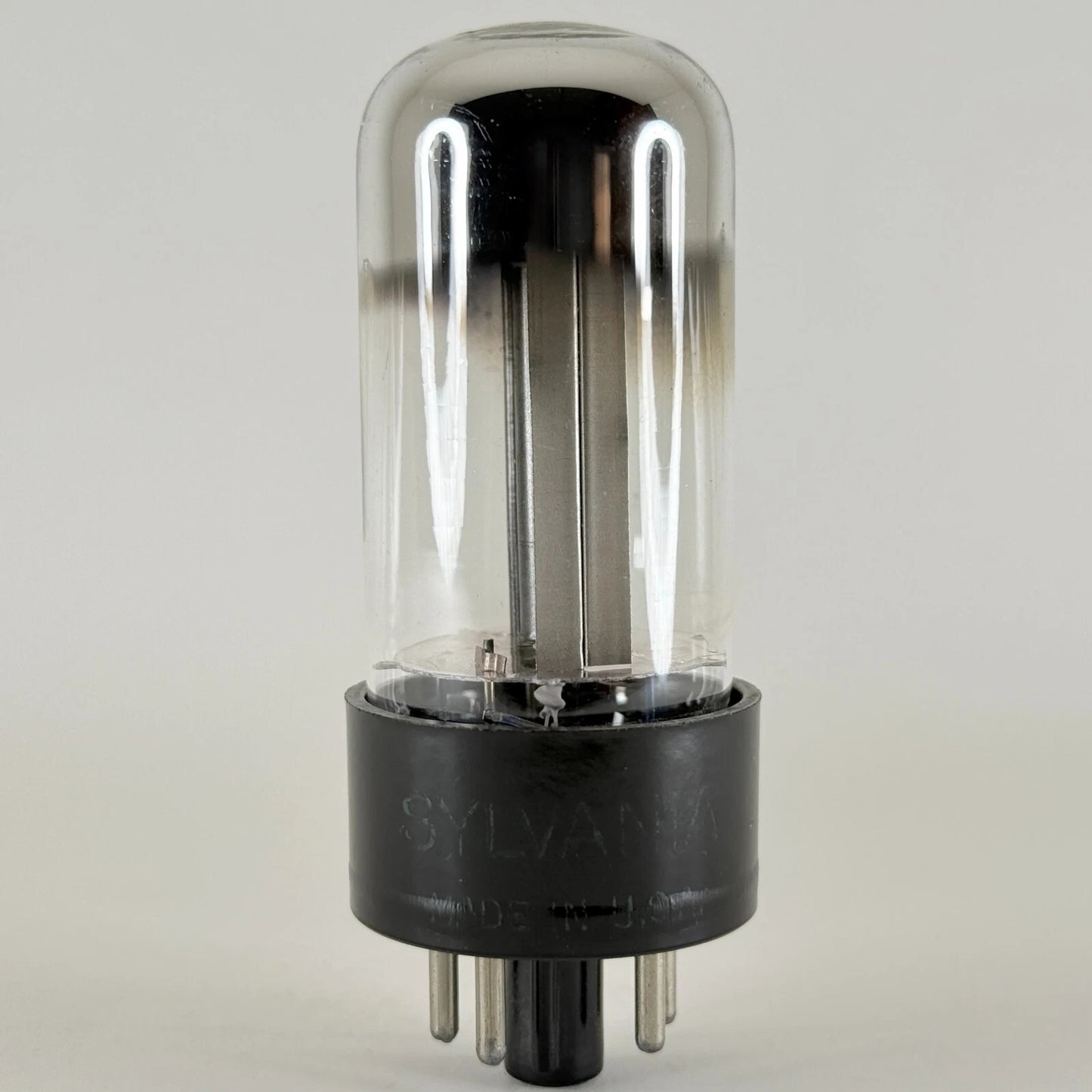 (1) Tested 1955 Sylvania 12AX4GT Tube Date Code BE 12AX4 GT Rectifier Tube