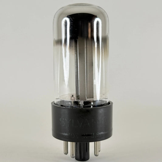 (1) Tested 1955 Sylvania 12AX4GT Tube Date Code BE 12AX4 GT Rectifier Tube