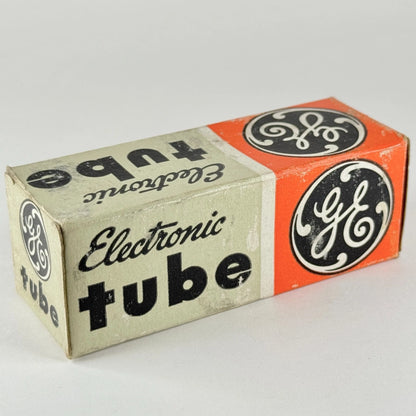 (1) Tested Strong GE 6SA7 Tube with Box Date Code 61-04 Pentagrid Converter Tube