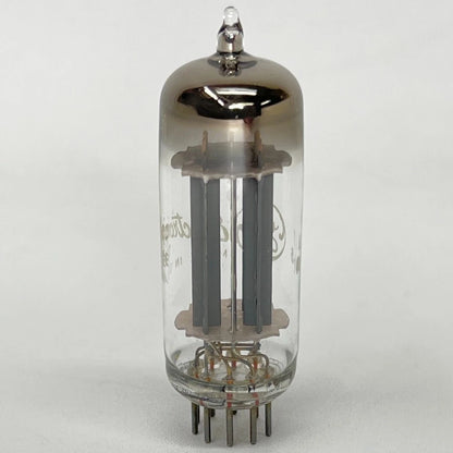 (1) Tested GE 6CG7 Tube Date Code LT General Electric 6CG7 Twin Triode Tube