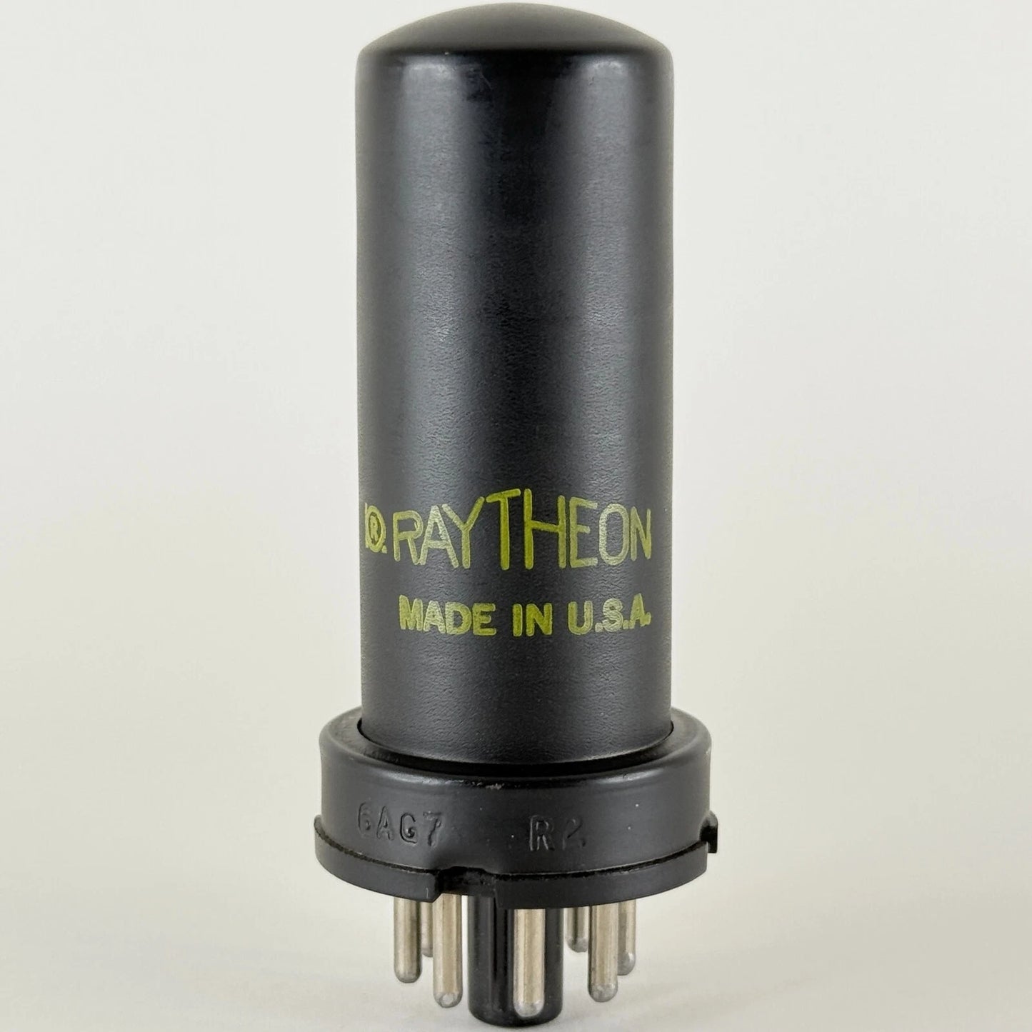 (1) Tested Raytheon 6AG7 Tube Date Code 552 Metal Power Pentode Tube
