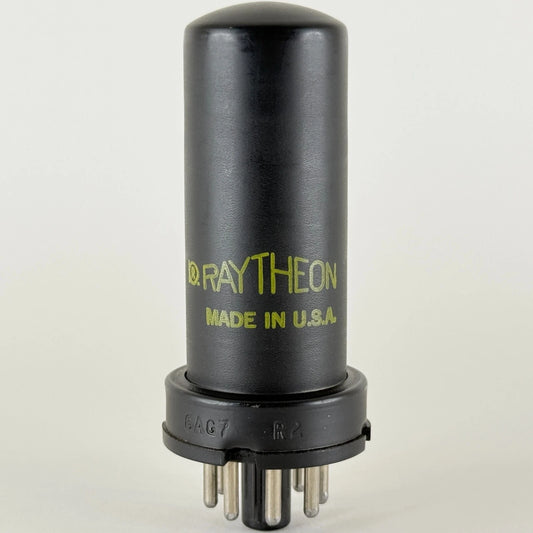 (1) Tested Raytheon 6AG7 Tube Date Code 552 Metal Power Pentode Tube