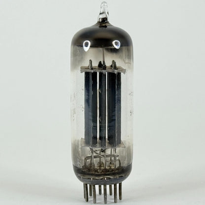 (1) Tested RCA 6CG7 Tube with Box Code 5-52 Black Plates Horsehoe Halo Getter