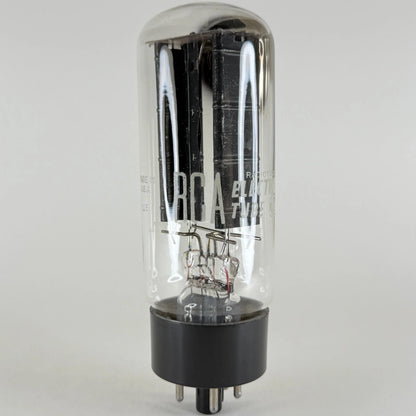 (1) Tested Strong RCA 5U4GB Tube Tall Bottle Black Ribbed Plate D Getter Code LE