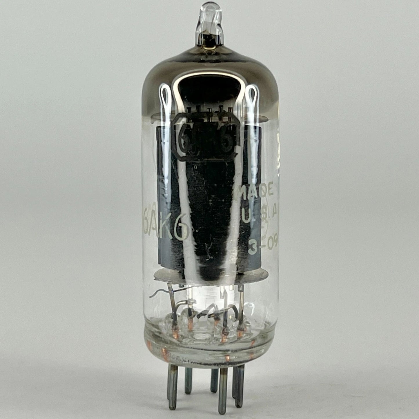 (1) Tested RCA JRC 6AK6 Tube Date Code 3-09 RCA 6AK6 Power Amplifier Pentode