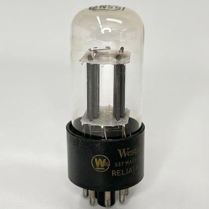 (1) Tested Westinghouse 6SN7GTB Tube Black Plates Code 8R17 6SN7GT Tube