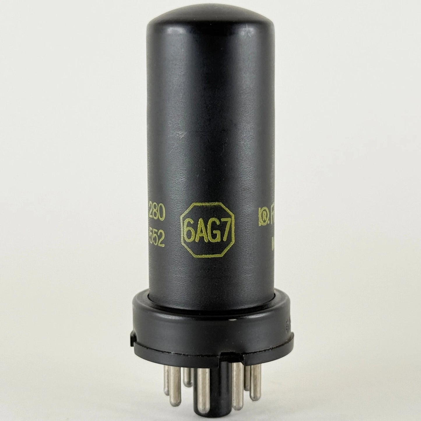(1) Tested Raytheon 6AG7 Tube Date Code 552 Metal Power Pentode Tube