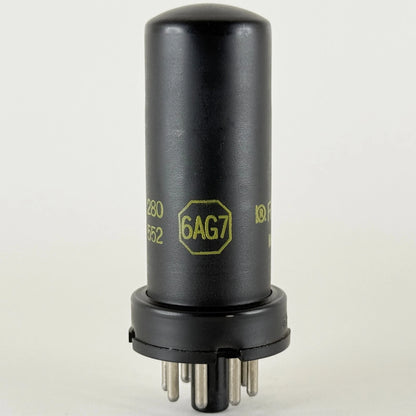 (1) Tested Raytheon 6AG7 Tube Date Code 552 Metal Power Pentode Tube
