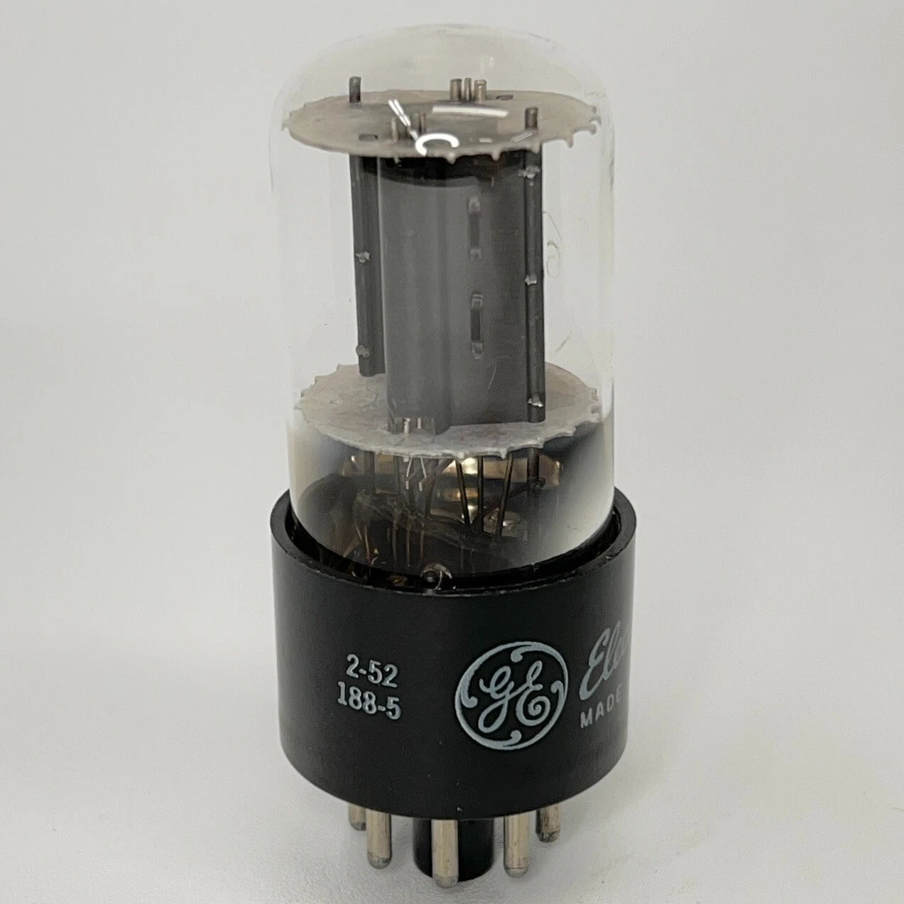 (1) Tested GE 6AQ7GT Tube with Box Date Code 2-52 General Electric 6AQ7 GT Tube