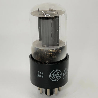 (1) Tested GE 6AQ7GT Tube with Box Date Code 2-52 General Electric 6AQ7 GT Tube