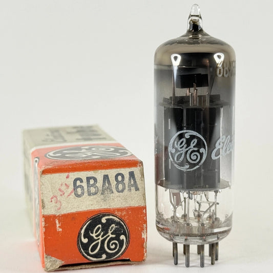 (1) Tested GE 6BA8A Tube Date Code 61-04 Medium Mu Triode Cutoff Pentode 6BA8 A
