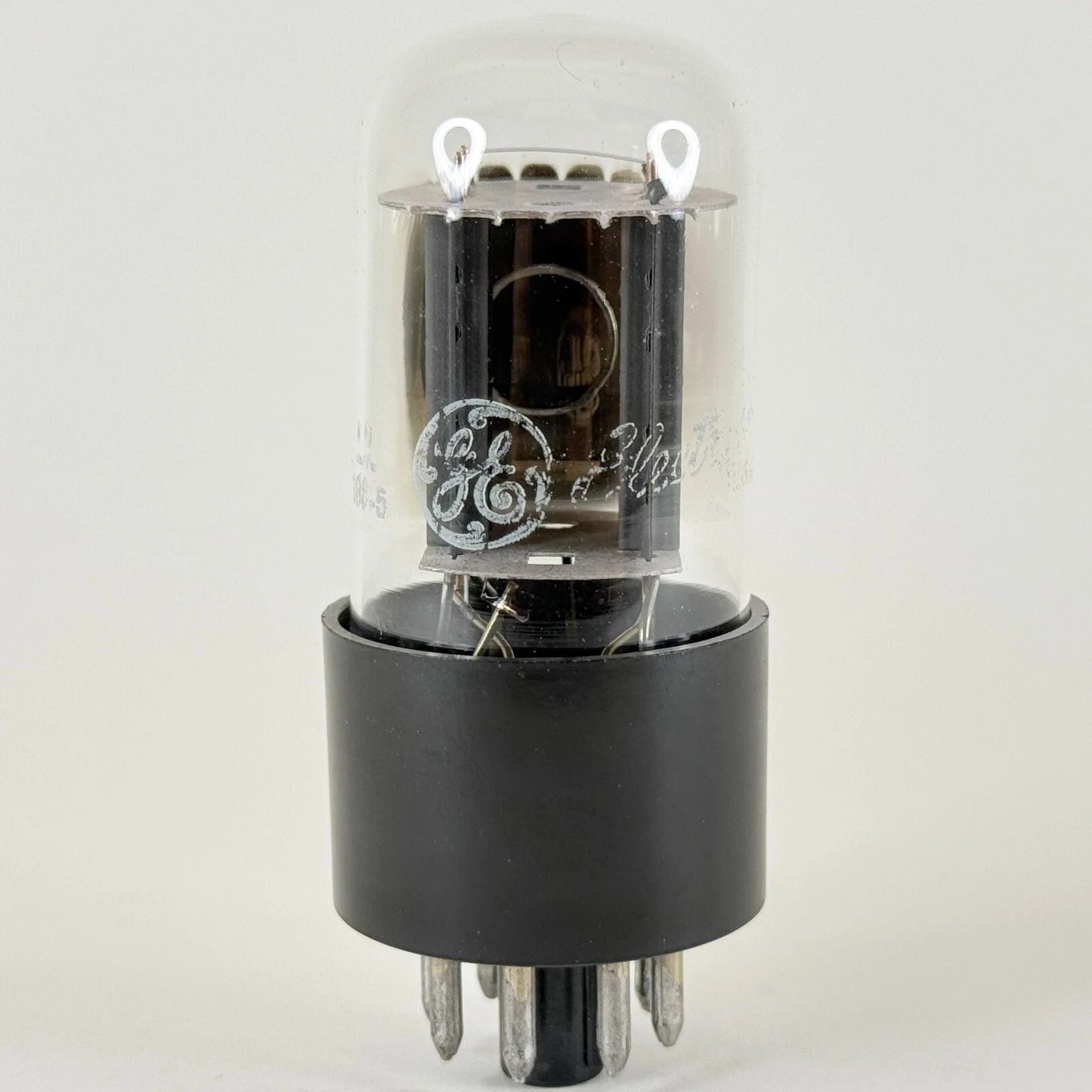 (1) Tested GE 6SN7GTB Tube Glow Top Filament O Getter Code LL 6SN7GT