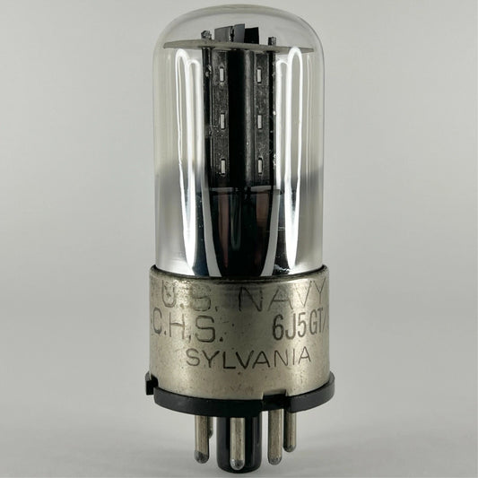 (1) Tested Sylvania U.S. Navy CHS-6J5GT/G Tube Sylvania 6J5GT G Triode Tube