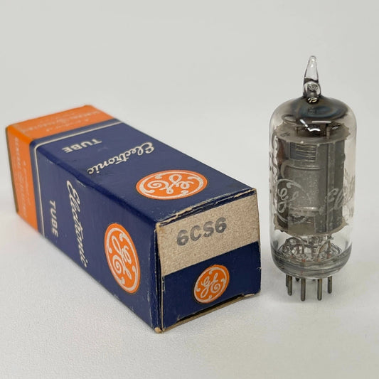 (1) Tested Strong GE 6CS6 Tube with Box Date Code 5-22 General Electric Tube
