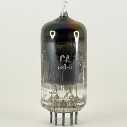(1) Tested Strong GE 6KT8 Tube Rainbow Glass Getter Code CA Triode Pentode Tube