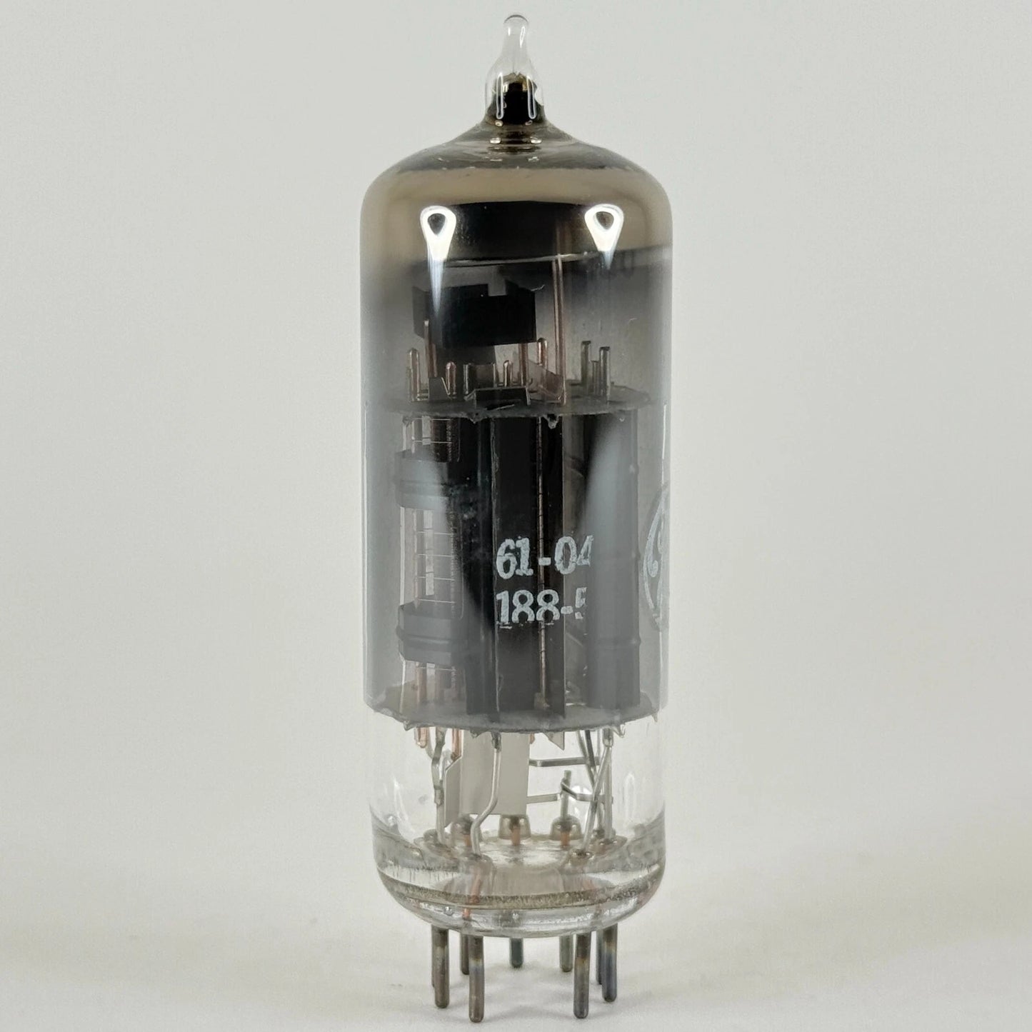 (1) Tested GE 6BA8A Tube Date Code 61-04 Medium Mu Triode Cutoff Pentode 6BA8 A