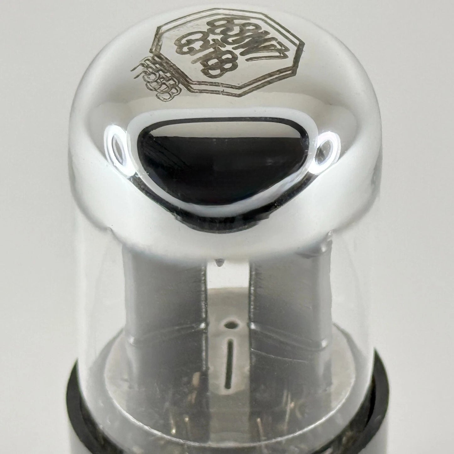 (1) Tested Silvertone 6SN7GTB Tube Chrome Dome Black Plates Code 552 6SN7GT
