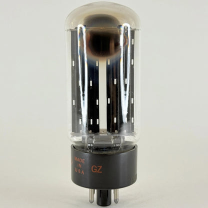 (1) Tested CBS 5U4GB Tube Smooth Black Plates Dual Getters Code GZ 5U4 GB Tube