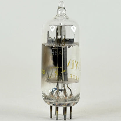 (1) Tested Sylvania 3AV6 Tube with Box Date Code ACG Twin Diode High Mu Triode
