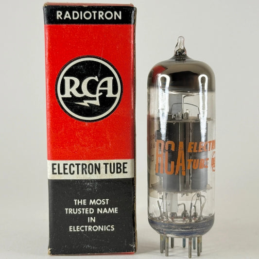 (1) Tested RCA 6AW8A Tube and Box Date Code BH 6AW8 A High Mu Triode Pentode (a)
