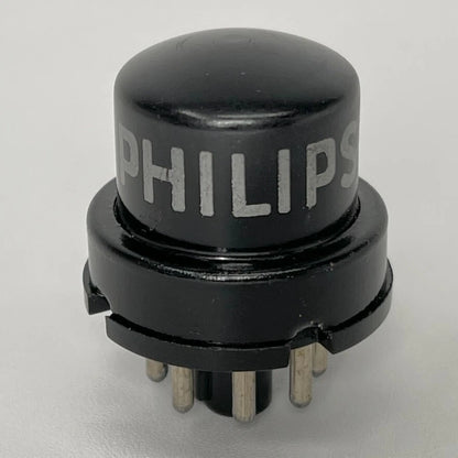 (1) Tested Balanced Philips 6H6 Tube Twin Diode Black Metal Tube