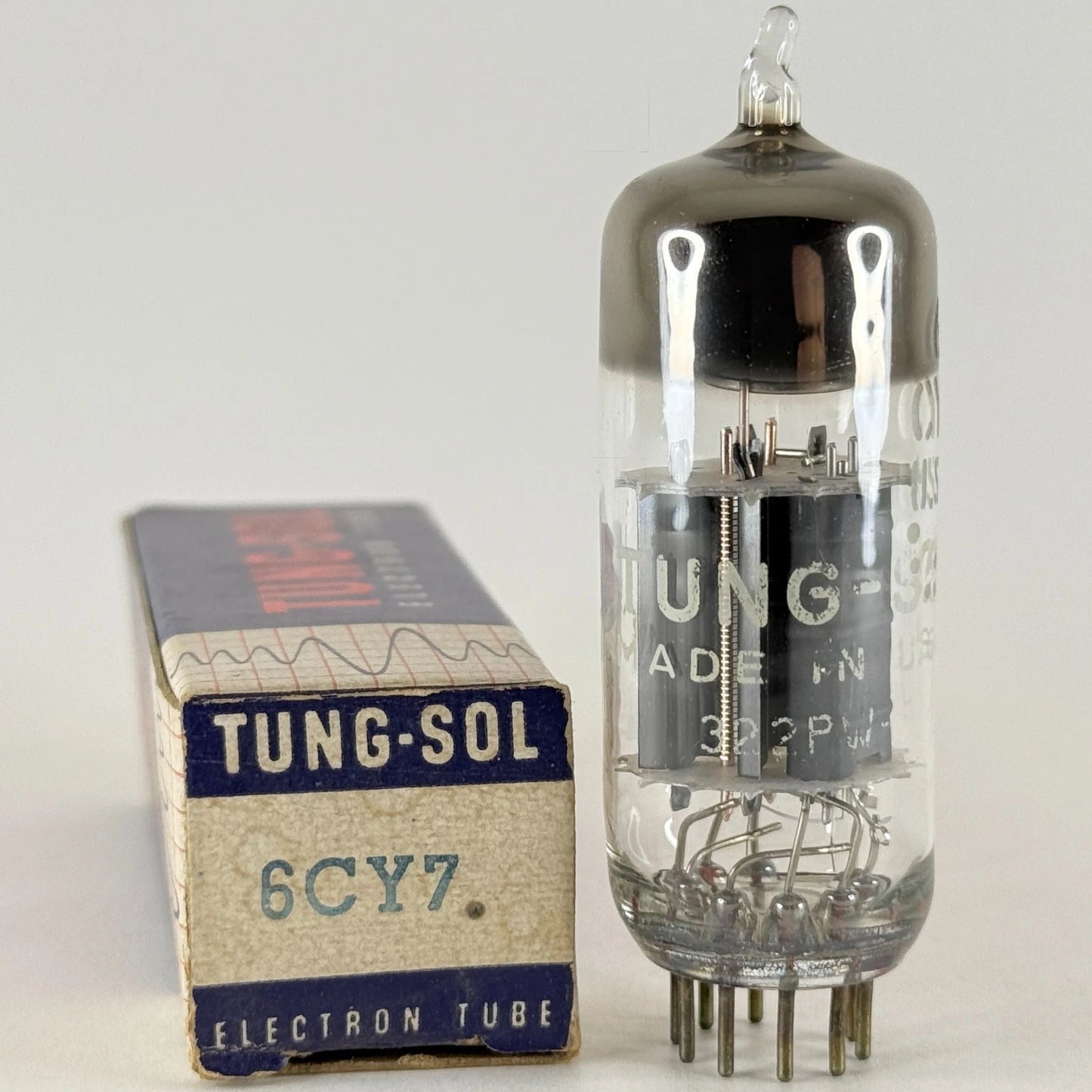 (1) Tested Tung Sol 6CY7 Tube with Box Date Code PW-E Dual Triode Tube