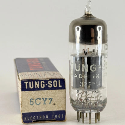 (1) Tested Tung Sol 6CY7 Tube with Box Date Code PW-E Dual Triode Tube